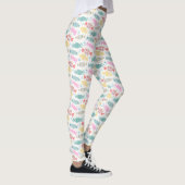 Leggings Caricature bonbons festifs multicolores (Droite)