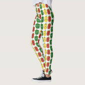 Leggings Caricature de chant trio capsicum poivre clair (Gauche)
