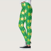 Leggings Caricature de chaux de citron joyeux (Gauche)