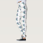 Leggings Caricature de colibri d'abeille mignonne (Gauche)