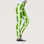 Leggings Caricature de cornichon joyeux (Droite)