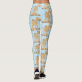 Leggings Caricature de dromadaire joyeux et souriant (Dos)