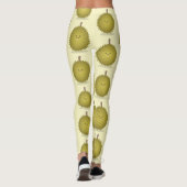Leggings Caricature de durian joyeux (Dos)