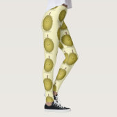 Leggings Caricature de durian joyeux (Droite)