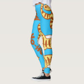 Leggings Caricature De Tiger Cubs : Drôle Sans Seamless. (Gauche)