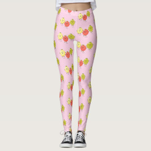 Leggings Caricature de tomates cerises mûres