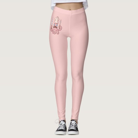 Leggings Caricature du chef calmar (Devant)