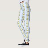 Leggings Caricature jaune mignon pour canard bébé (Gauche)