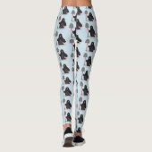 Leggings Caricature mole joyeux (Dos)