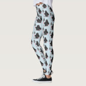 Leggings Caricature mole joyeux (Gauche)