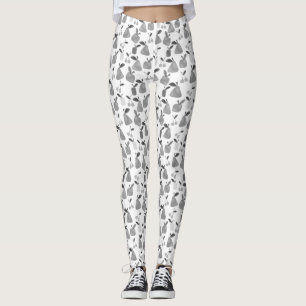Leggings Caricature sans joint rayé fruits pomme poires che
