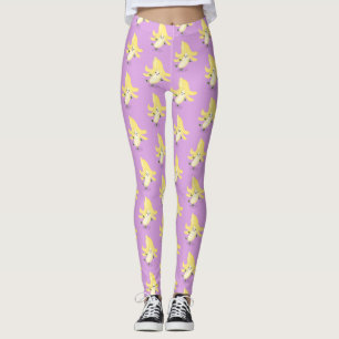 Leggings Caricature sur la banane de Cute kawaii