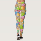 Leggings Caricature sur les poissons (Dos)