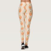 Leggings Caricature vert oignon brun joli (Dos)