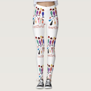 Leggings Caricature Vintage personnage personnage Retro Art