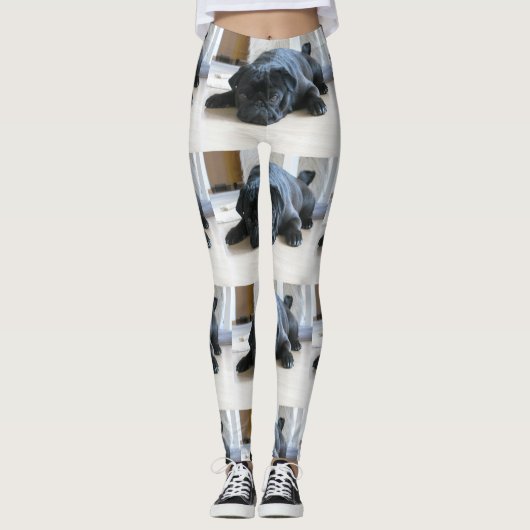 Leggings carlin noir plat (Devant)