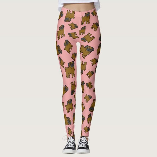Leggings Carlins #6 rose (Devant)