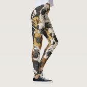 Leggings Carlins Grumpy / Drôle mignon Chiens Carlin Chiens (Droite)