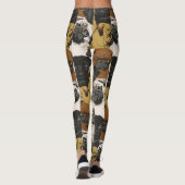 Leggings Carlins Grumpy / Drôle mignon Chiens Carlin Chiens (Dos)