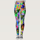 Leggings Carnaval de Graffiti (Devant)