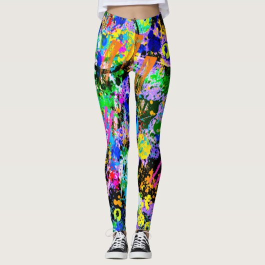 Leggings Carnaval de Graffiti (Devant)