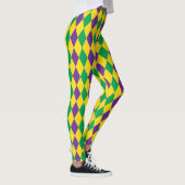 Leggings Carnaval Mardis Gras Harlequin Diamonds (Droite)