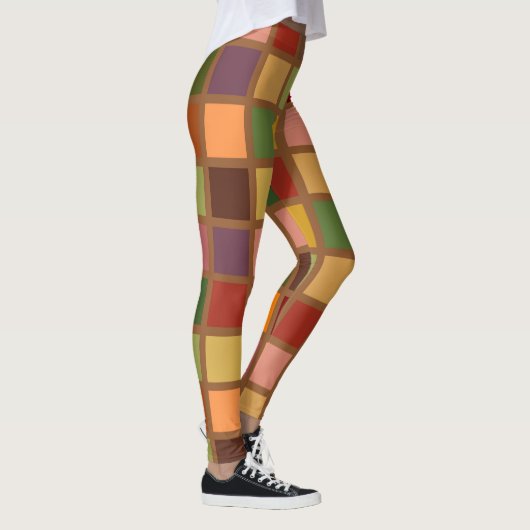 Leggings Carré d'automne (Droite)