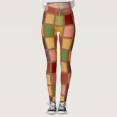 Leggings Carré d'automne (Devant)