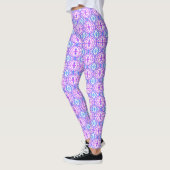 Leggings Carré et diamant géométriques (Gauche)