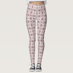 Leggings Carré et diamant géométriques