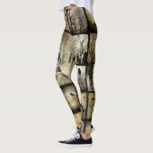 Leggings Carré gothique vintage (Gauche)