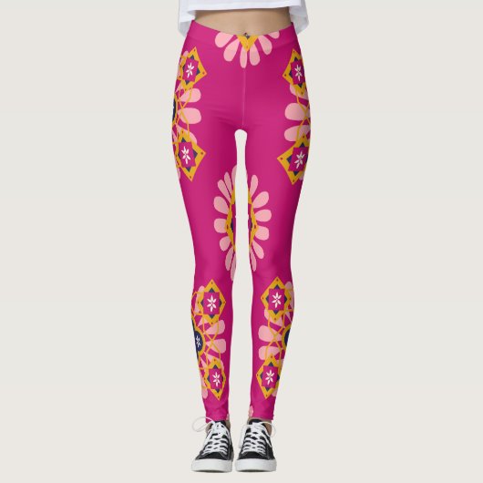 Leggings Carreau Marocain Traditionnel Marrakech (Devant)