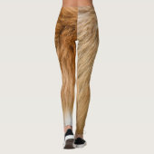 Leggings Carreau Motif de fourrure Red Fox (Dos)