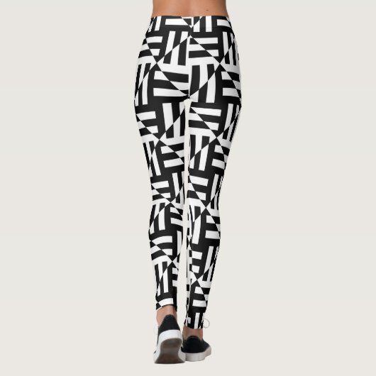 Leggings carreau optique (Dos)