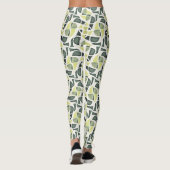 Leggings Carreau Vert Moderne (Dos)