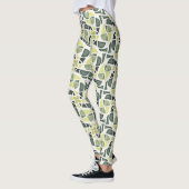 Leggings Carreau Vert Moderne (Gauche)