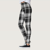 Leggings carreaux à rayures épaisses (Gauche)