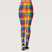 Leggings Carreaux Arc-en-ciel (Dos)