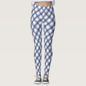 Leggings carreaux bleus (Devant)
