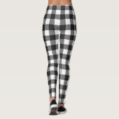 Leggings carreaux buffle noir et blanc (Dos)