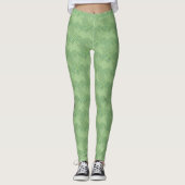 Leggings Carreaux de céramique Checkered verts simples avec (Devant)