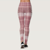 Leggings Carreaux Rose  (Dos)