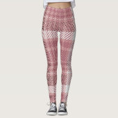 Leggings Carreaux Rose  (Devant)