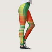 Leggings Carreaux Rouges et Verts (Droite)