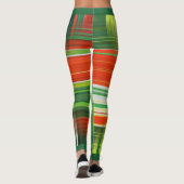 Leggings Carreaux Rouges et Verts (Dos)