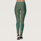Leggings Carreaux Vert Heather (Dos)