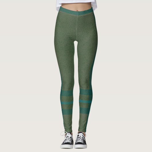 Leggings Carreaux Vert Heather (Devant)