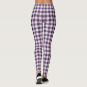 Leggings Carreaux Violets (Dos)