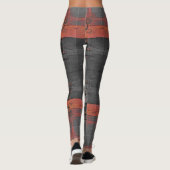 Leggings Carrefour orange et gris (Dos)