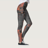 Leggings Carrefour orange et gris (Droite)